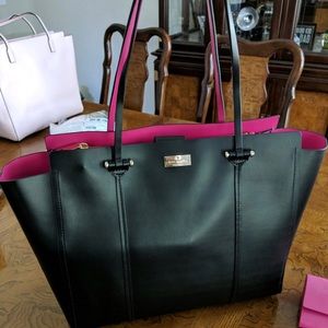 Kate Spade Black Large Tote
